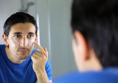 Men's skincare routine