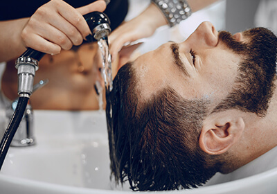 Hair treatment Trend Setters Gents Salon in Dubai Silicon oasis